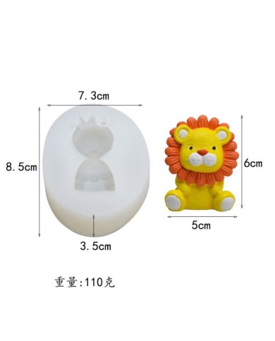 Sevimli Aslancık Figürü Yan Yatan Model Kod 1280