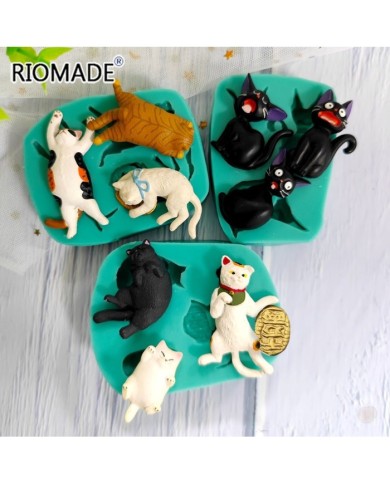 Çoklu Modern & Asil Kedi Silikon Reçine Epoksi Silikon Mum Kalıbı - Kod:M11