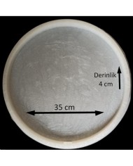 4 Cm Derinlik 35 Cm Yuvarlak Masa & Sehpa - Hobi Silikon Kalıbı / SN23-35