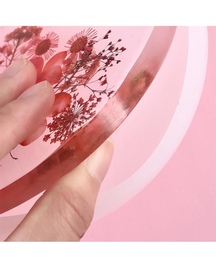 5 Adet Dikdörtgen Resin Epoksi Silikon Kalıp 40 cm x 20 cm x 2 cm