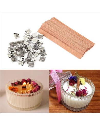 Ahşap Şömine Fitili  10 Adet Set -90mm x30 mm