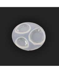 Oval Kolye Reçine Epoksi,  Kalıbı - Kod:05
