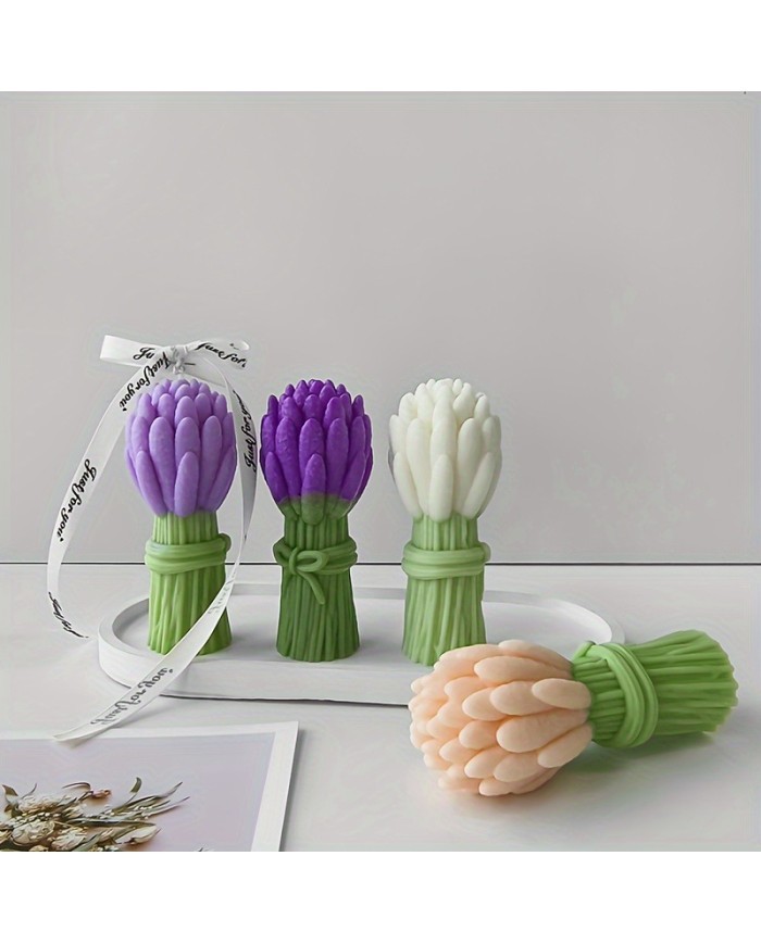 Lavanta  Demeti Mum & Sabun Silikon Kalıp Modeli Kod