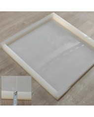 Kare 40 cm x 40 cm 4 Cm Derinlik  Masa Sehpa Epoksi Silikon Kalıp