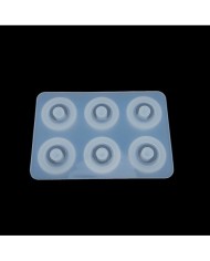 İnce Yassı 16 mm Şambala Boncuk Reçine Epoksi Kalıp -Kod:92