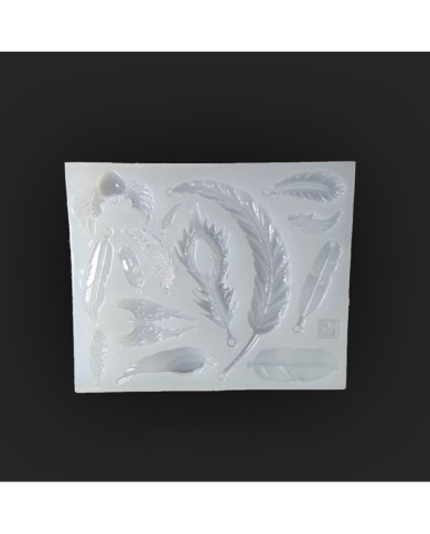 Reçine Epoksi ve Sabun Mini Yapraklar Kalıbı - Kod:104