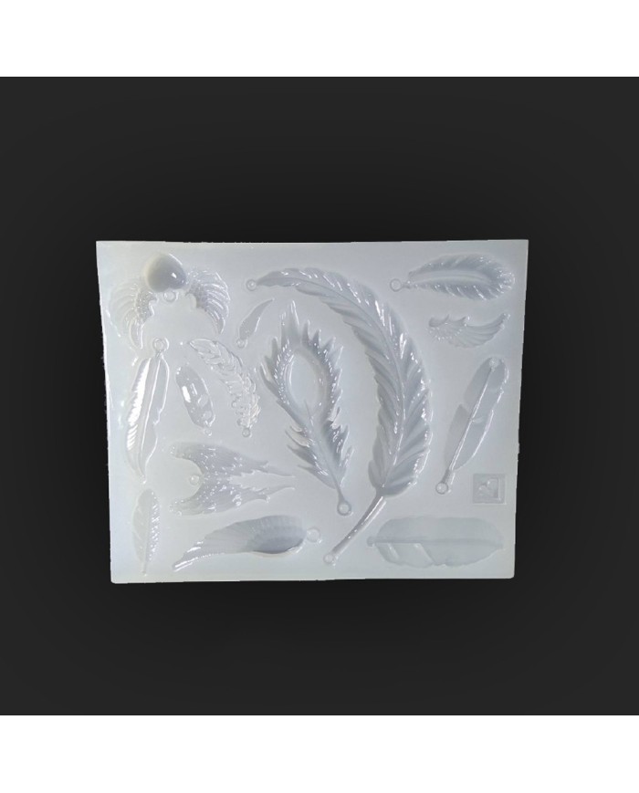 Reçine Epoksi ve Sabun Mini Yapraklar Kalıbı - Kod:104