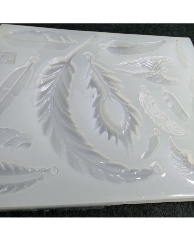 Reçine Epoksi ve Sabun Mini Yapraklar Kalıbı - Kod:104