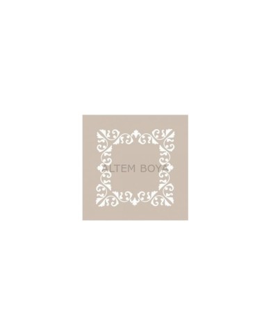 Kare Stencıl KA02 22*22 cm