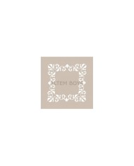 Kare Stencıl KA02 22*22 cm