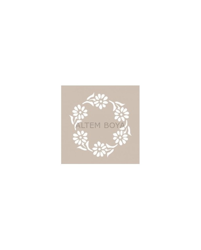 Kare Stencıl KA12 22*22 cm
