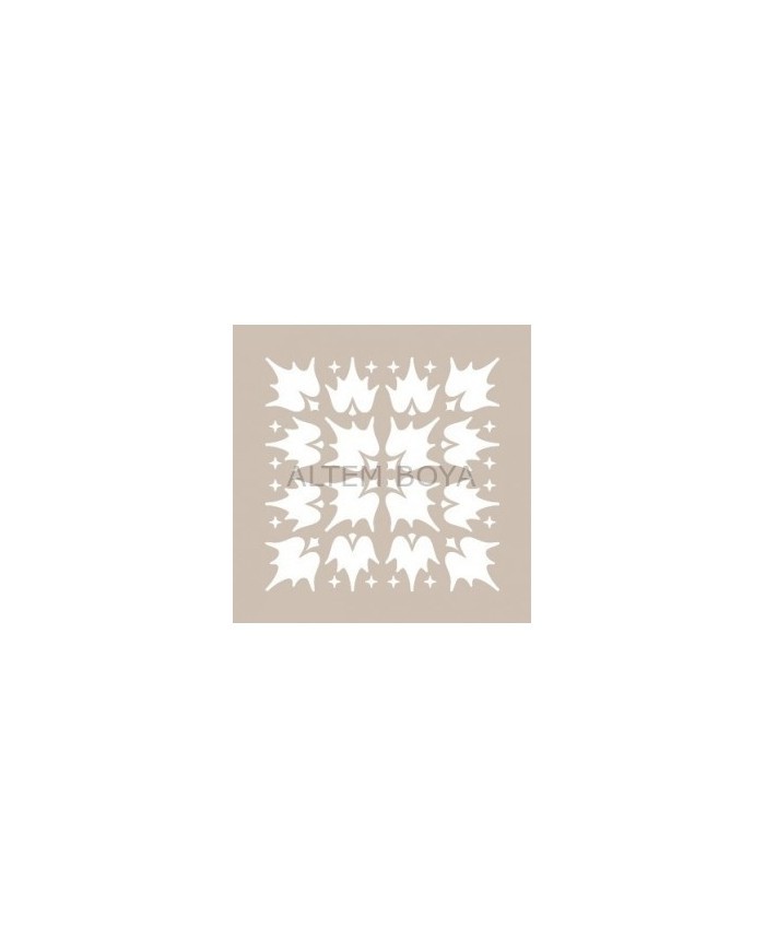 Kare Stencıl KA29 22*22 cm