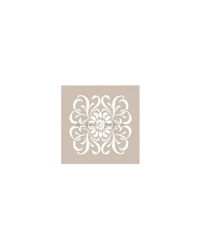 Kare Stencıl KA44 22*22 cm