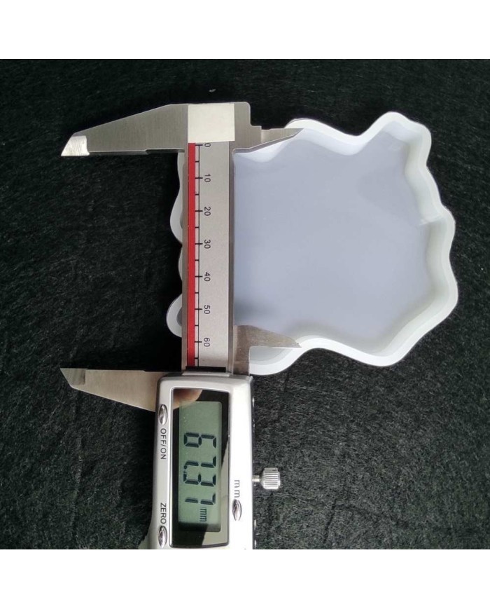 Bardak Altı Reçine Epoksi Kalıp - Dalgalı -Kod:57