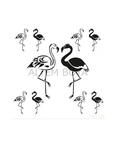 Home Decor (Duvar) Stencıl 45*45 cm HD-176