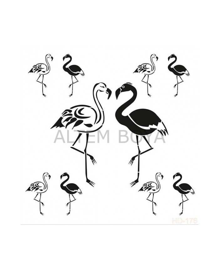 Home Decor (Duvar) Stencıl 45*45 cm HD-176