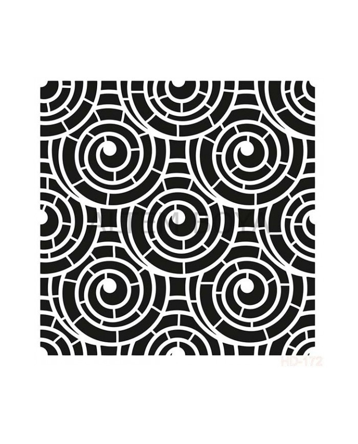 Home Decor (Duvar) Stencıl 45*45 cm HD-172