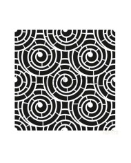 Home Decor (Duvar) Stencıl 45*45 cm HD-172
