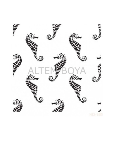 Home Decor (Duvar) Stencıl 45*45 cm HD-169