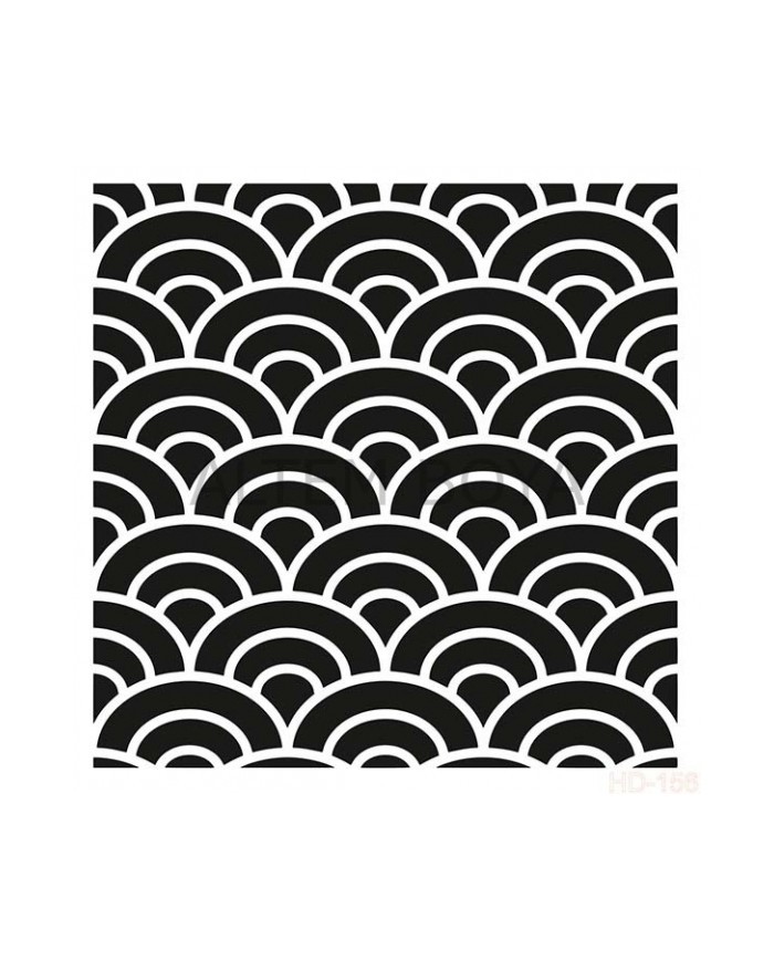 Home Decor (Duvar) Stencıl 45*45 cm HD-156