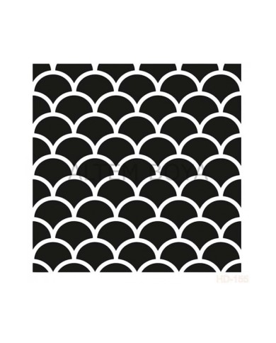 Home Decor (Duvar) Stencıl 45*45 cm HD-155