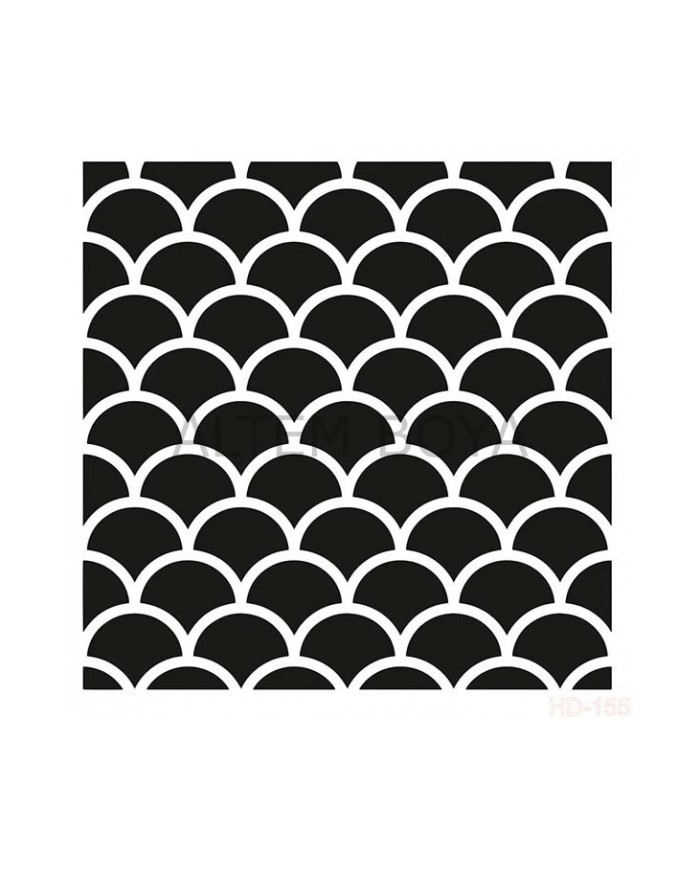 Home Decor (Duvar) Stencıl 45*45 cm HD-155