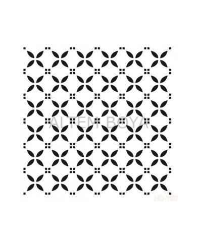 Home Decor (Duvar) Stencıl 45*45 cm HD-150
