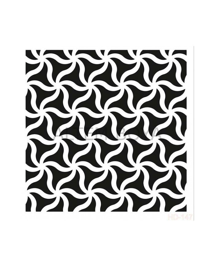 Home Decor (Duvar) Stencıl 45*45 cm HD-147