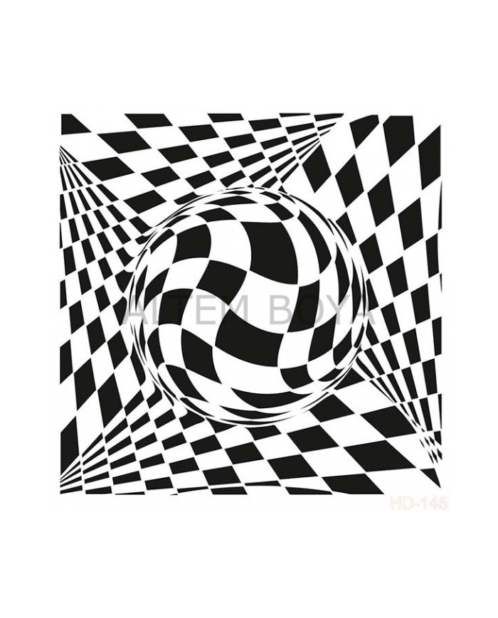 Home Decor (Duvar) Stencıl 45*45 cm HD-145