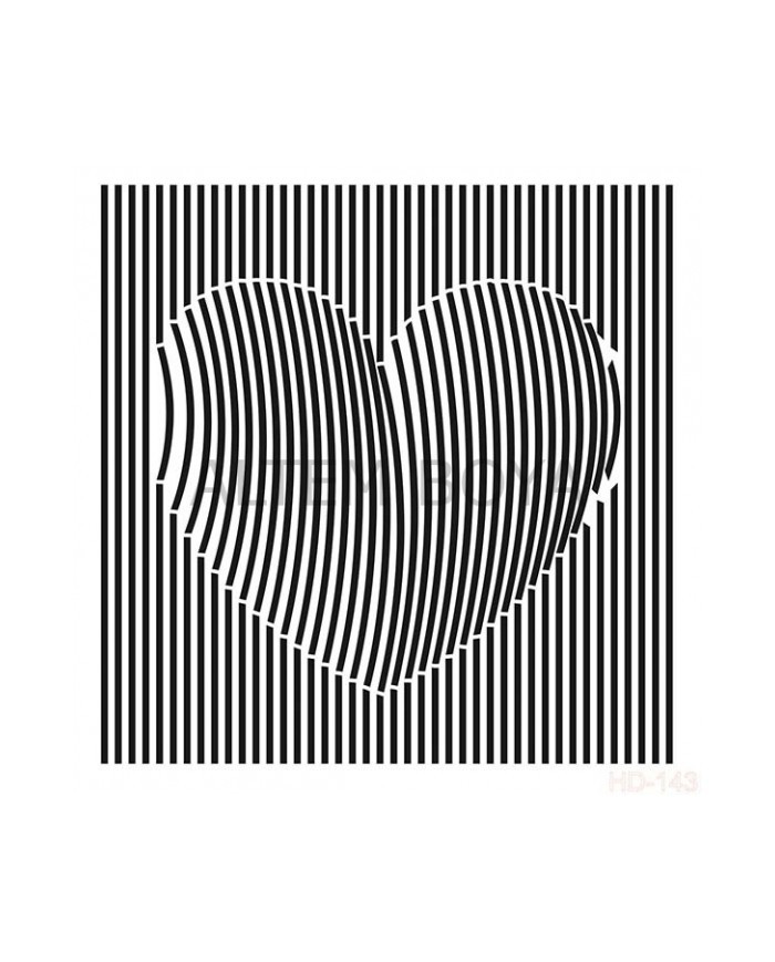Home Decor (Duvar) Stencıl 45*45 cm HD-143