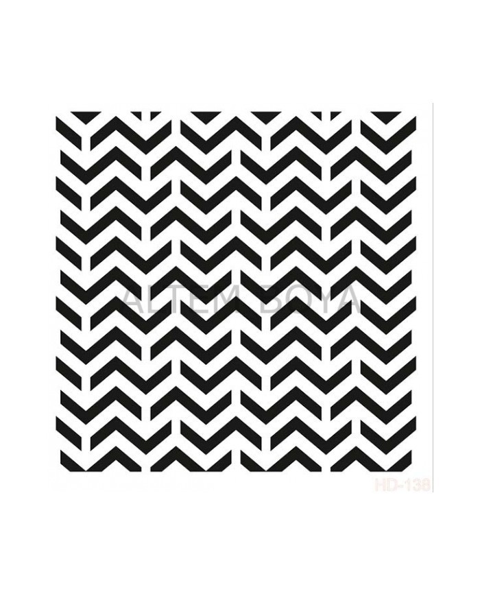 Home Decor (Duvar) Stencıl 45*45 cm HD-138