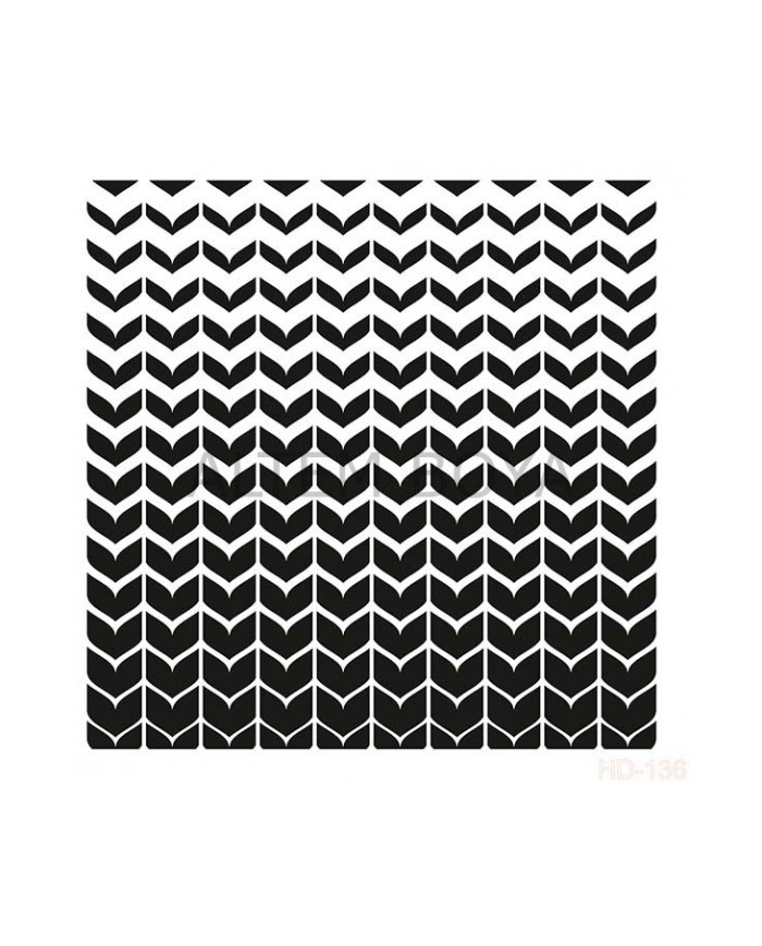 Home Decor (Duvar) Stencıl 45*45 cm HD-136