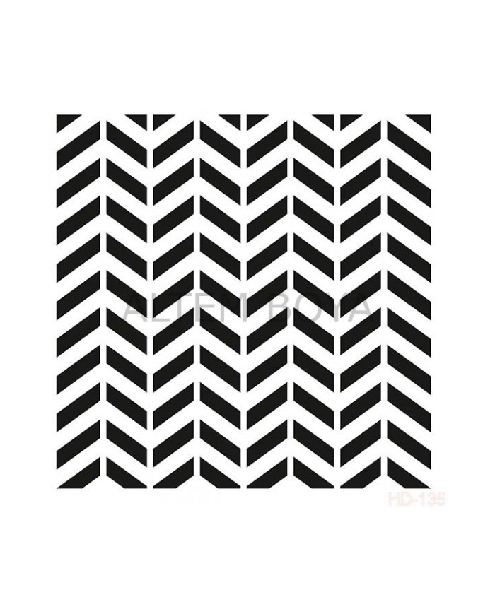 Home Decor (Duvar) Stencıl 45*45 cm HD-135