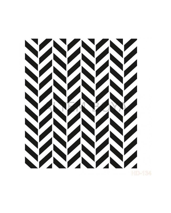 Home Decor (Duvar) Stencıl 45*45 cm HD-134