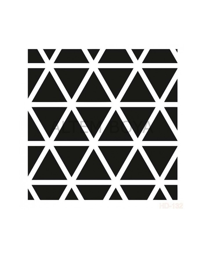 Home Decor (Duvar) Stencıl 45*45 cm HD-132