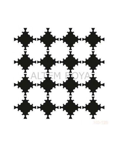 Home Decor (Duvar) Stencıl 45*45 cm HD-128