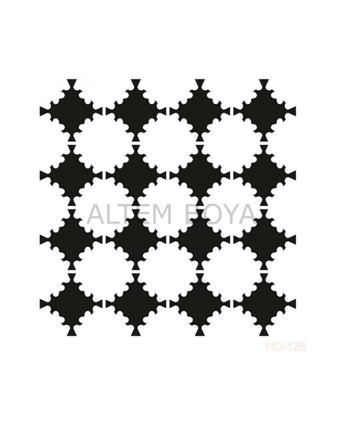 Home Decor (Duvar) Stencıl 45*45 cm HD-128