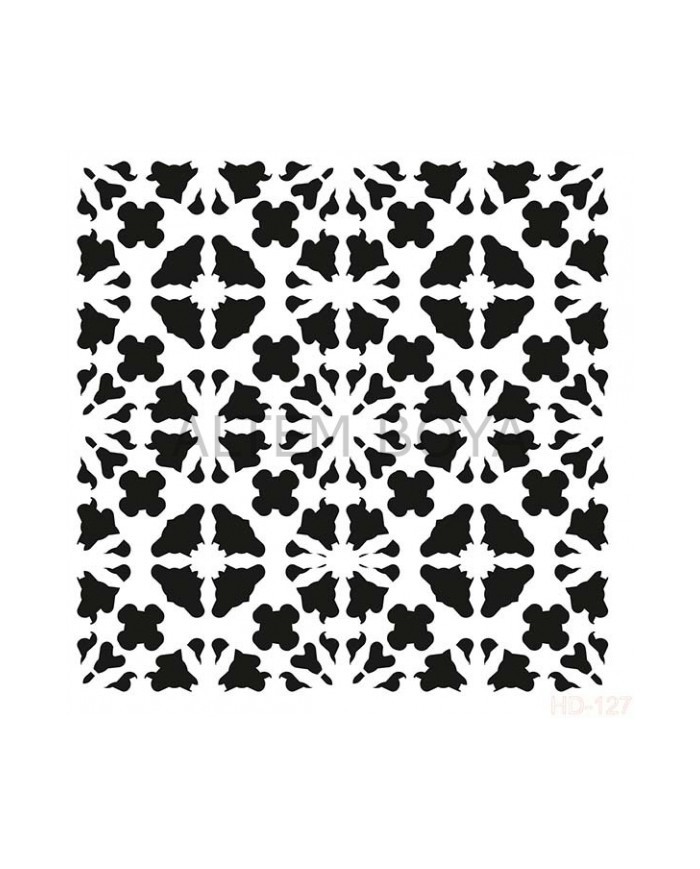 Home Decor (Duvar) Stencıl 45*45 cm HD-127