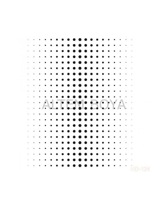Home Decor (Duvar) Stencıl 45*45 cm HD-124