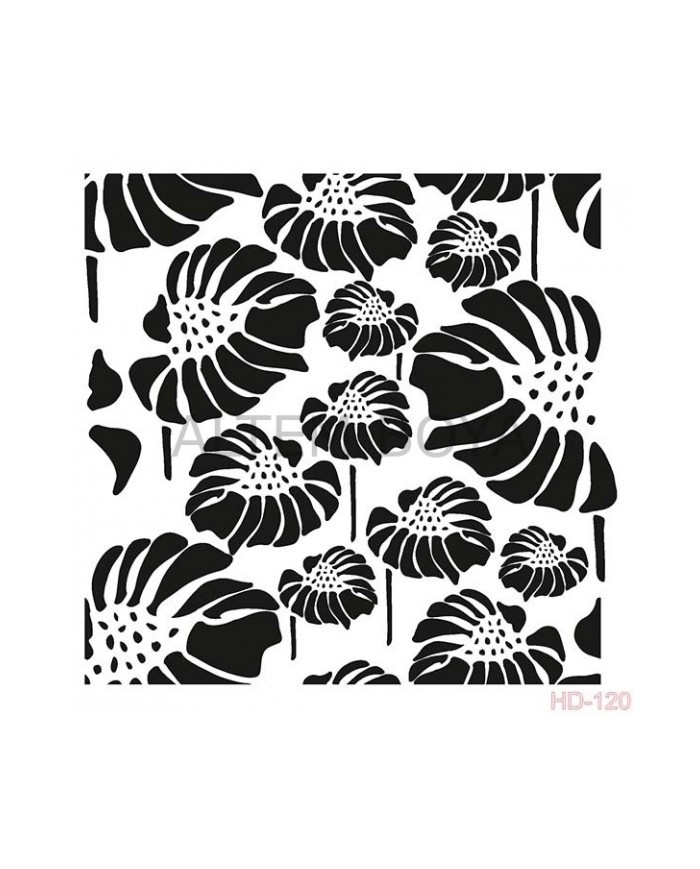 Home Decor (Duvar) Stencıl 45*45 cm HD-120