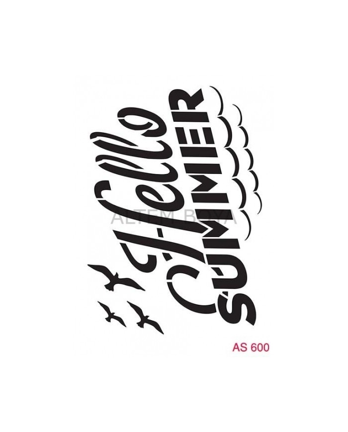 Stencıl A4 S-600