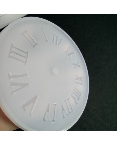 Reçine Epoksi ve Beton Roma Rakamlı Saat Kalıp -Kod:196