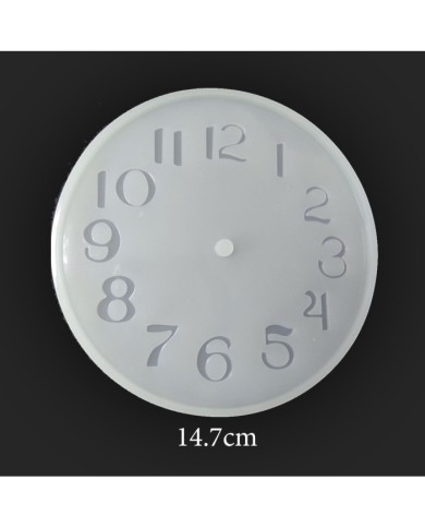 Reçine Epoksi ve Beton Saat Kalıbı 14.7 cm -Kod:197