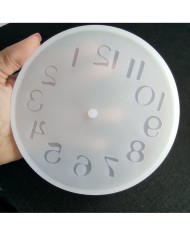 Reçine Epoksi ve Beton Saat Kalıbı 14.7 cm -Kod:197