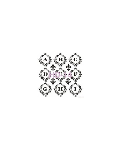 Home Decor (Duvar) Stencıl 45*45 cm HD-14