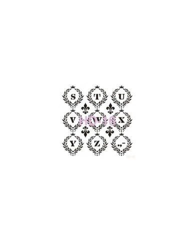 Home Decor (Duvar) Stencıl 45*45 cm HD-16