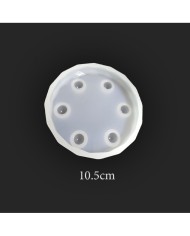 Ayakli Bardak Alti Reçine Epoksi Kalıp -Kod:47