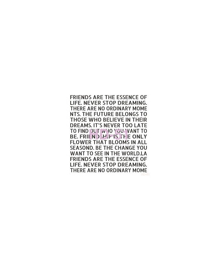 Home Decor (Duvar) Stencıl 45*45 cm HD-51