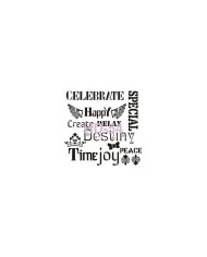 Home Decor (Duvar) Stencıl 45*45 cm HD-54