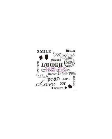 Home Decor (Duvar) Stencıl 45*45 cm HD-55